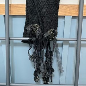 Black Betsy Johnson scarf